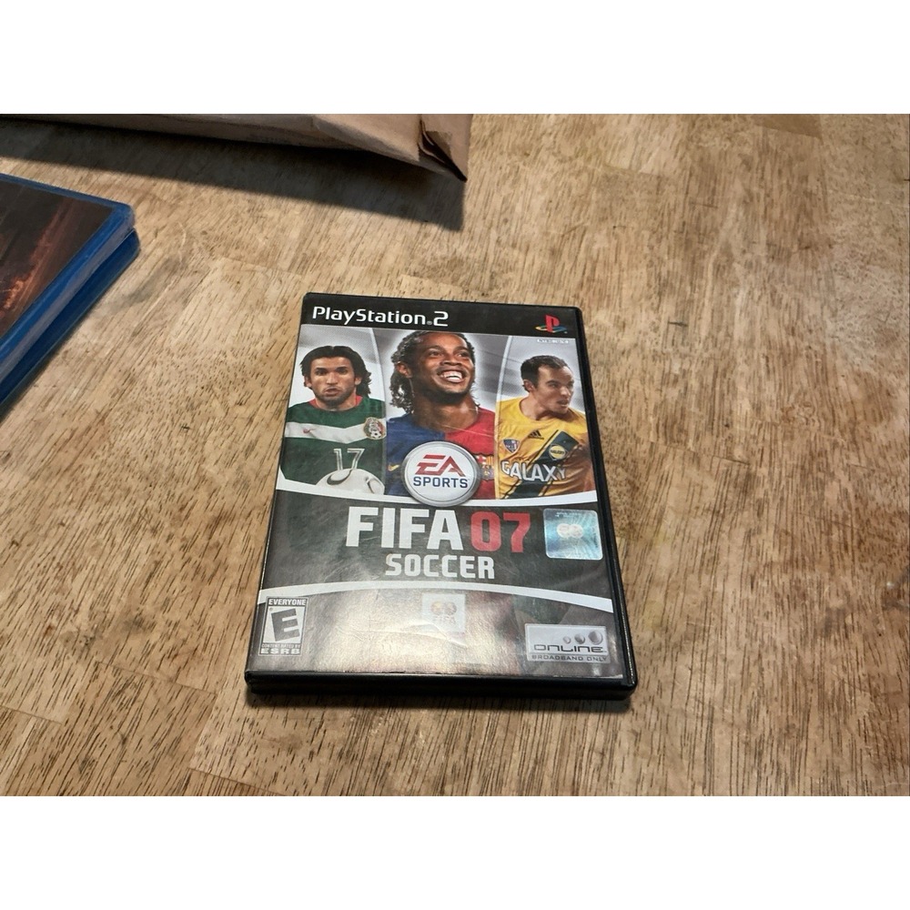 EA SPORTS FIFA 07 Soccer Sony PlayStation 2 PS2 E NTSC-U/C 2006 Case & Manual